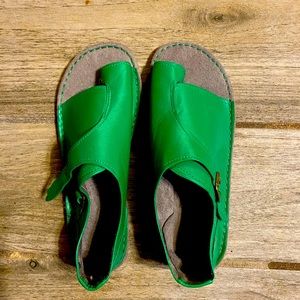 Green shoes. Never worn.